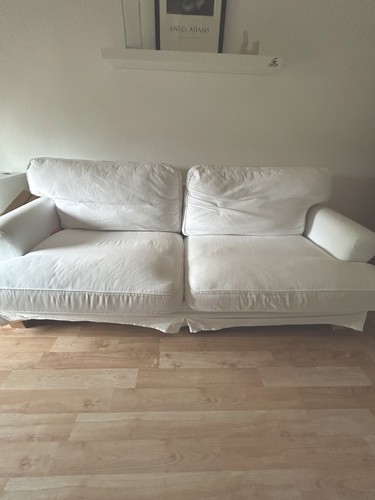 Weißes sitzer sofa 100 - 2-sitzer, sofa,