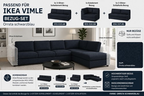 Ikea vimle bezug 5er - ikea,